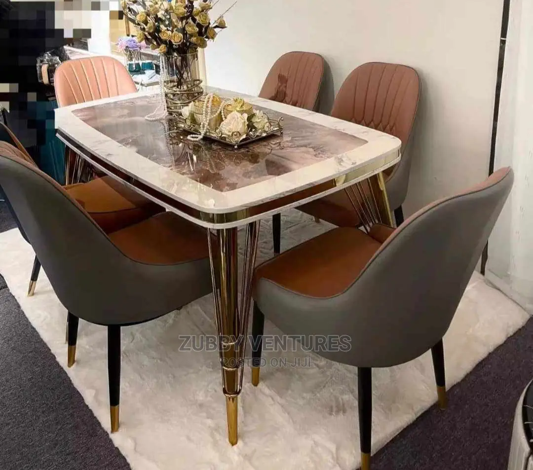 Brand New Quality and Imported Royal Dining With Six Chairs