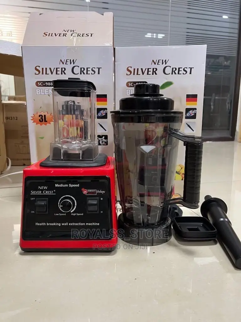 8000w Silver Crest Commercial Blender and Grinder (3l Jar)