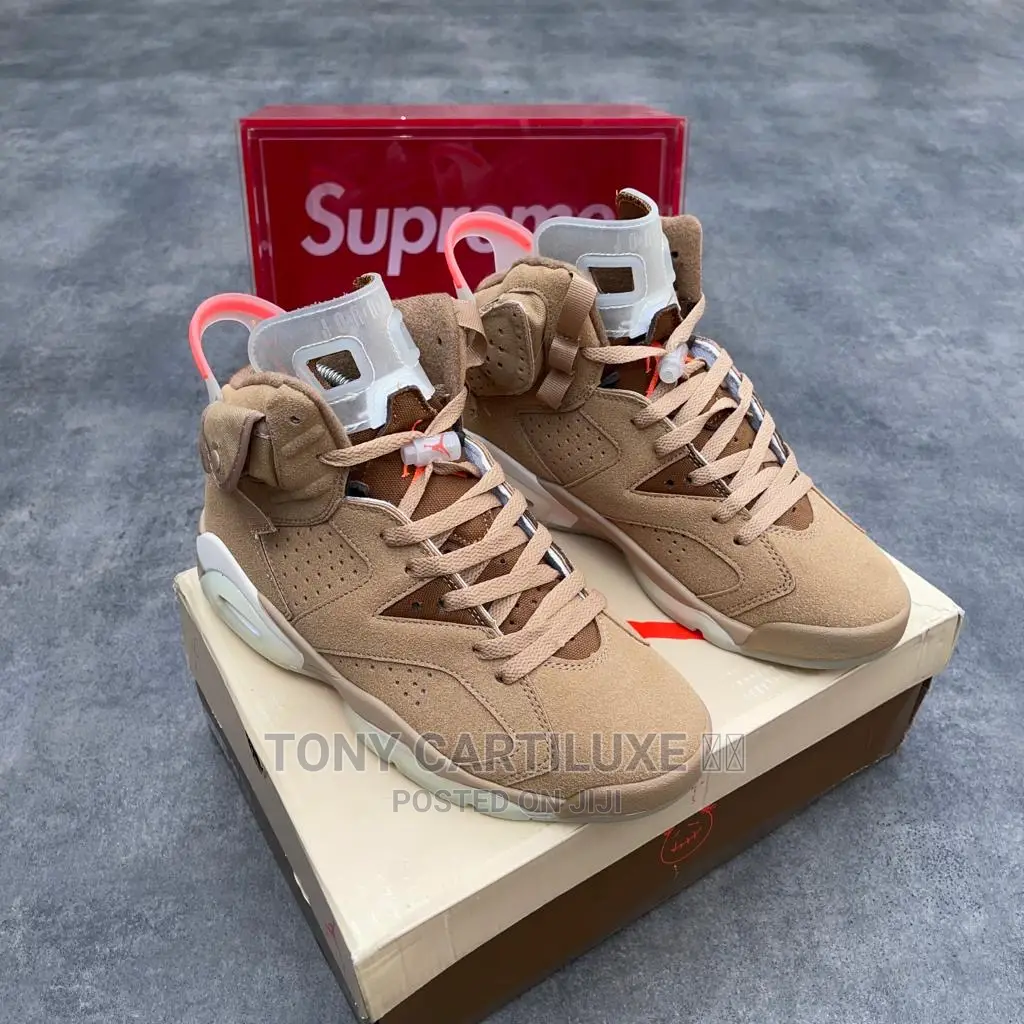 *Travis Scott X Air Jordan 6 « British Khak