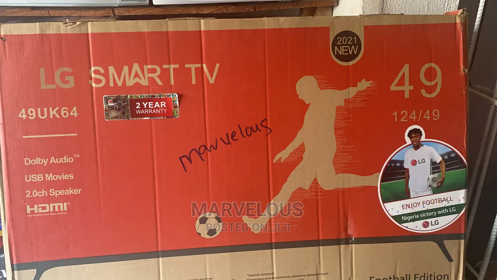 LG Brand New Full HD 49inches Smart Framless Television
