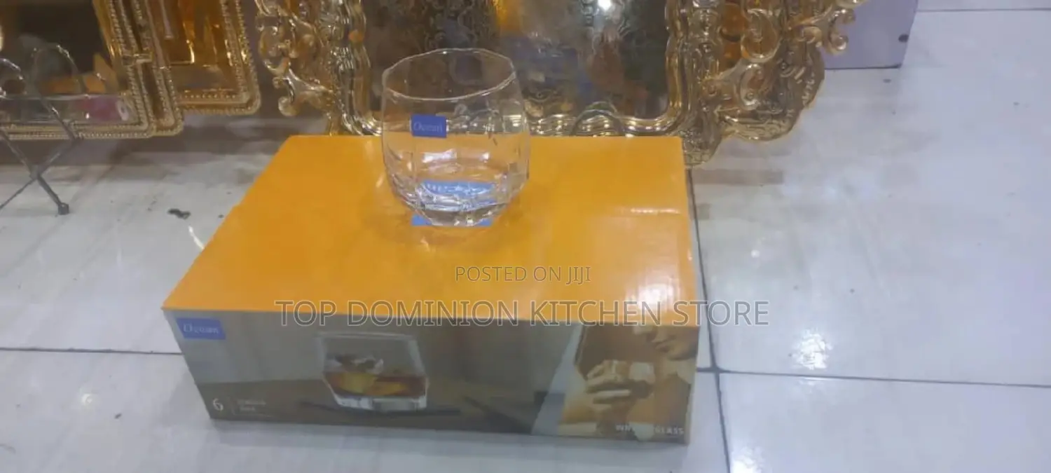 Ocean Whisky Glass Cup (6pcs in Pack)