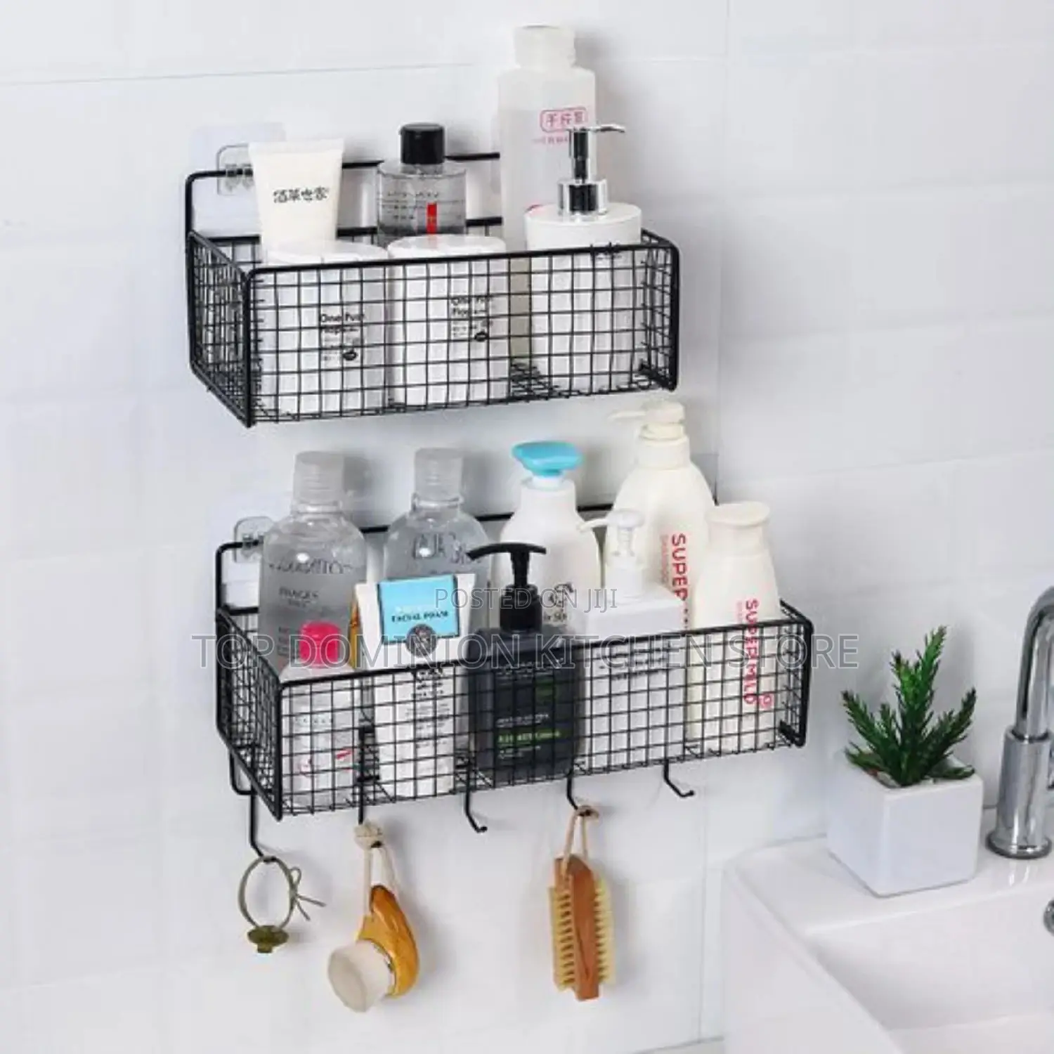 Bathroom Storage Shelf Rack Holder Non-Rust