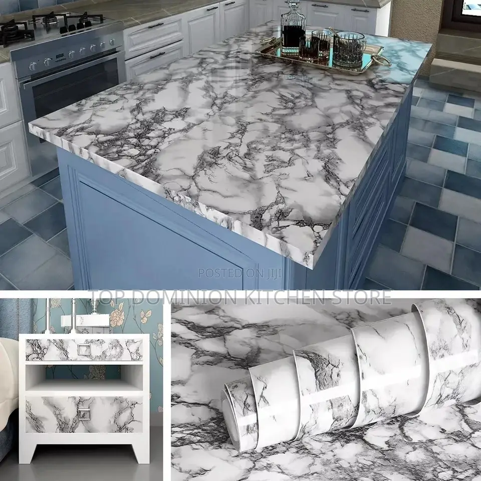 Adhesive Marble Wallpaper Stickers