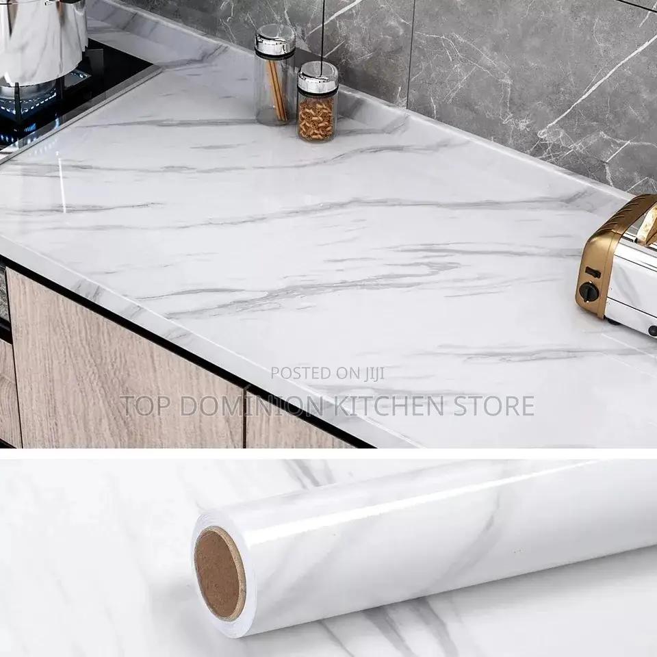 White Marble Wallpaper Stickers