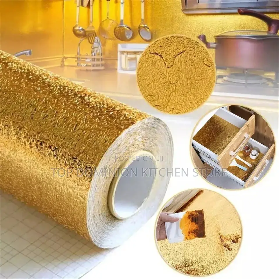 Golden Marble Wallpaper Stickers