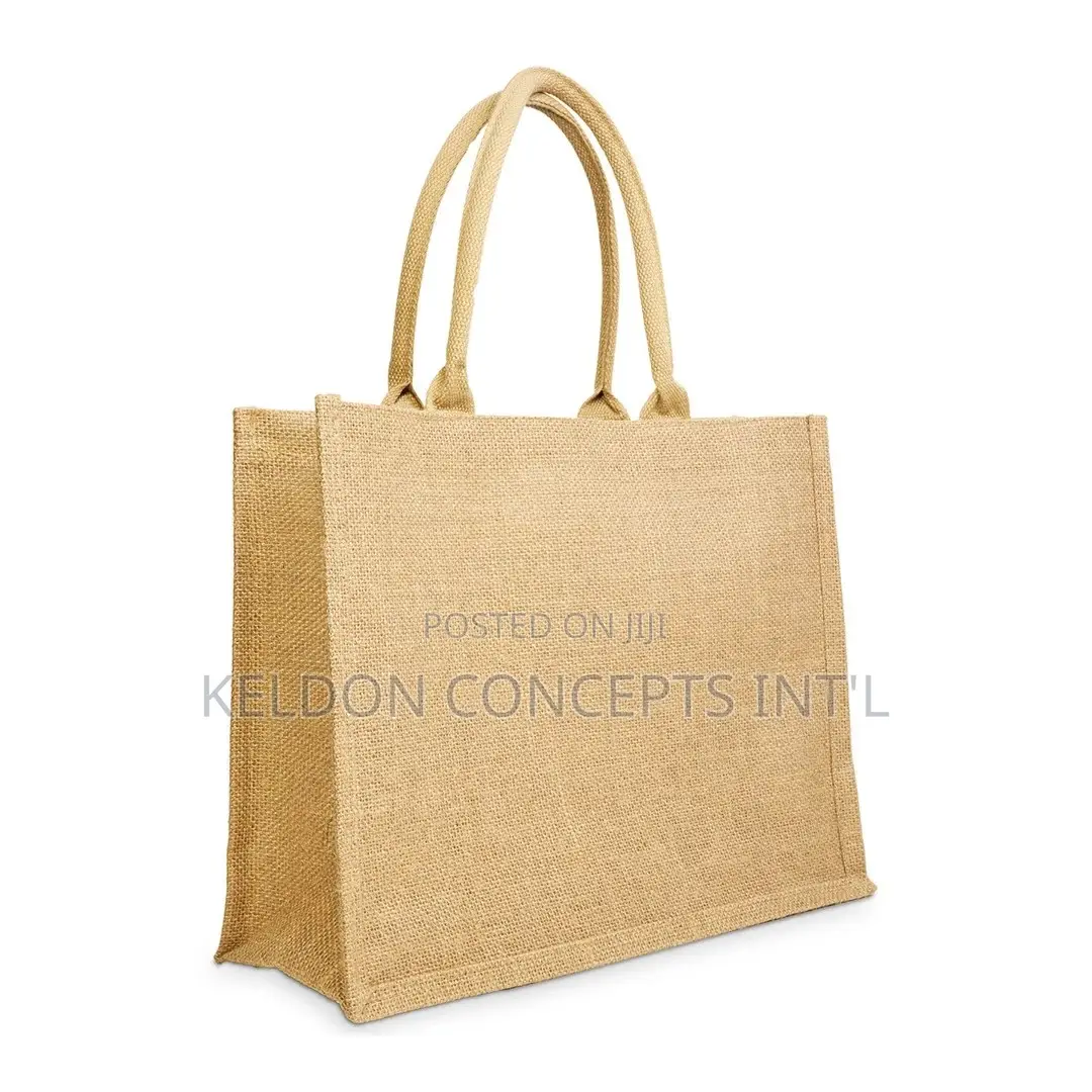 Jute Shopping Big Bags Moq; 100pcs Above
