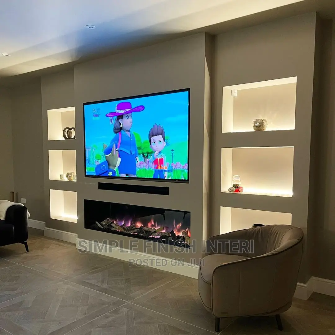 Pop Ceiling, Wall Screeding, Tv Wall Design,Painting ,