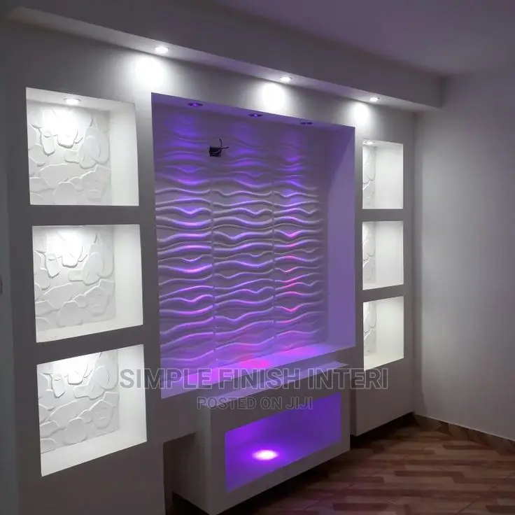 Pop Ceiling, Wall Screeding, Tv Wall Design,Painting ,
