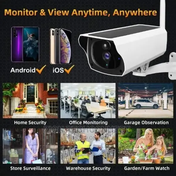 Low Power Wifi Solar Camera for Outdoor Surveillance