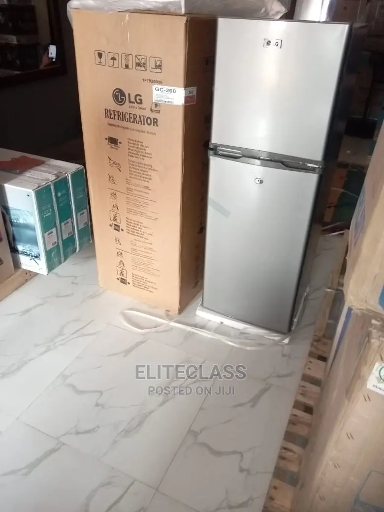 Brand New Double Doors LG Gc-260 Top Freezer Refrigerator