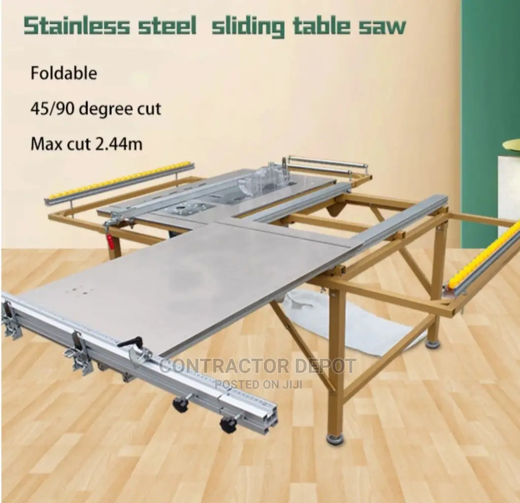Small Folding Double Blade Panel Saw Portable Sliding Machin