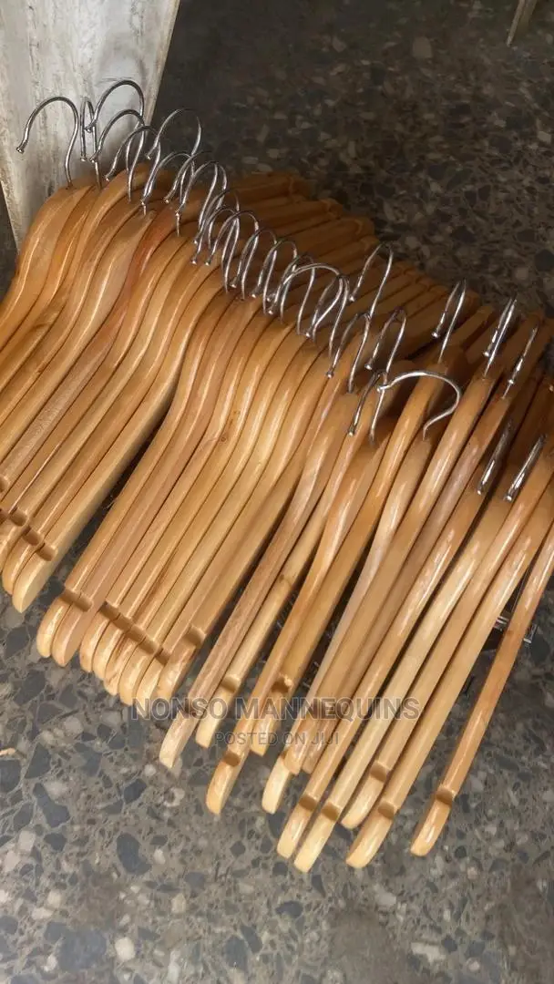 Very Neat Brand New Wooden Clip Hangers