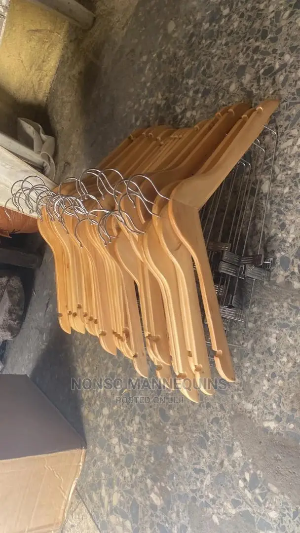 Very Neat Brand New Wooden Clip Hangers