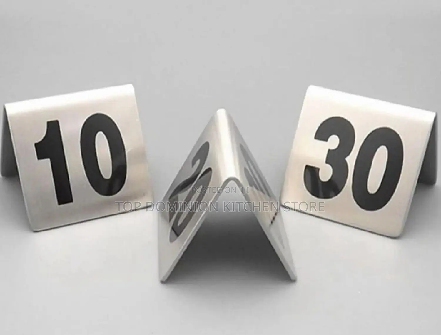 Stainless Table Number