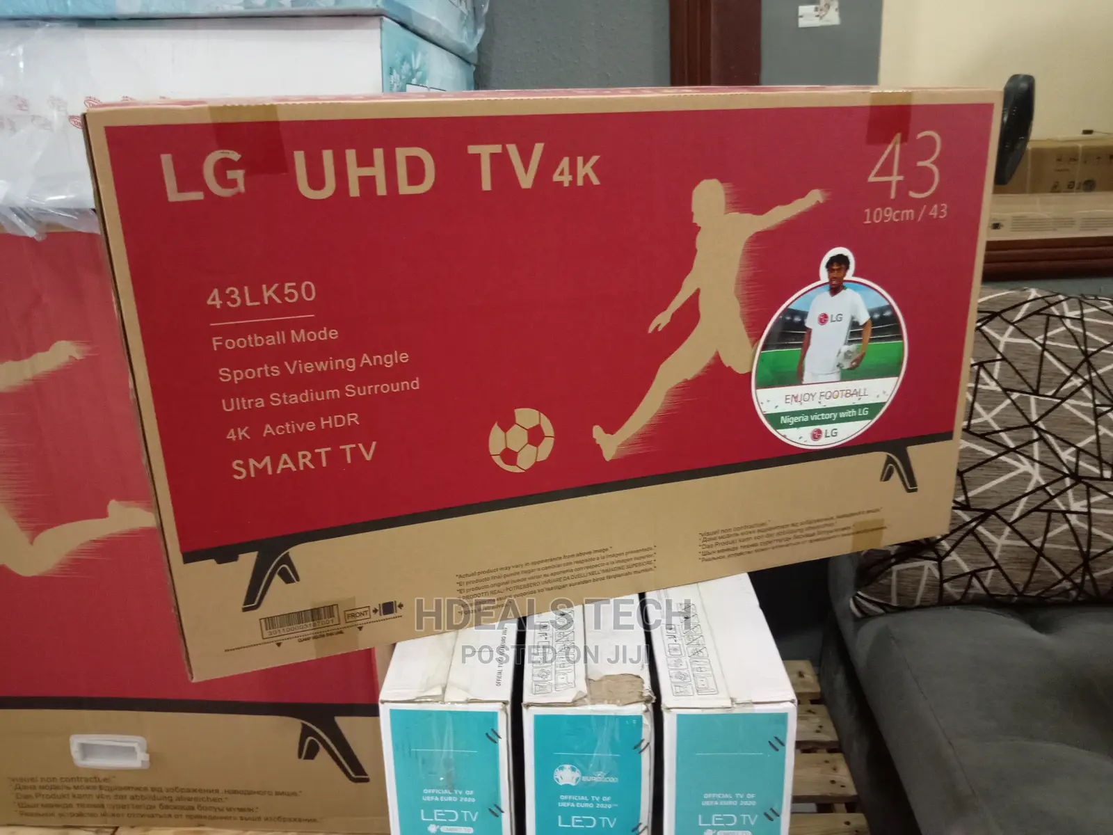 LG 43-Inch Digital Smart TV, Full HD UHD Edition; 43LK50.