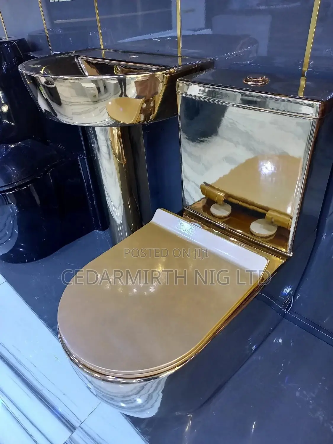 Gold Water Closet