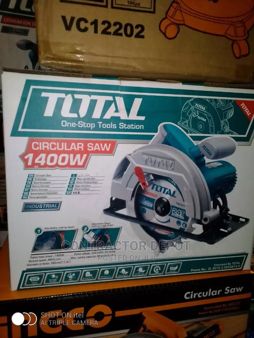 Total Circular Saw 1.400W - 185mm (Ts11418526)