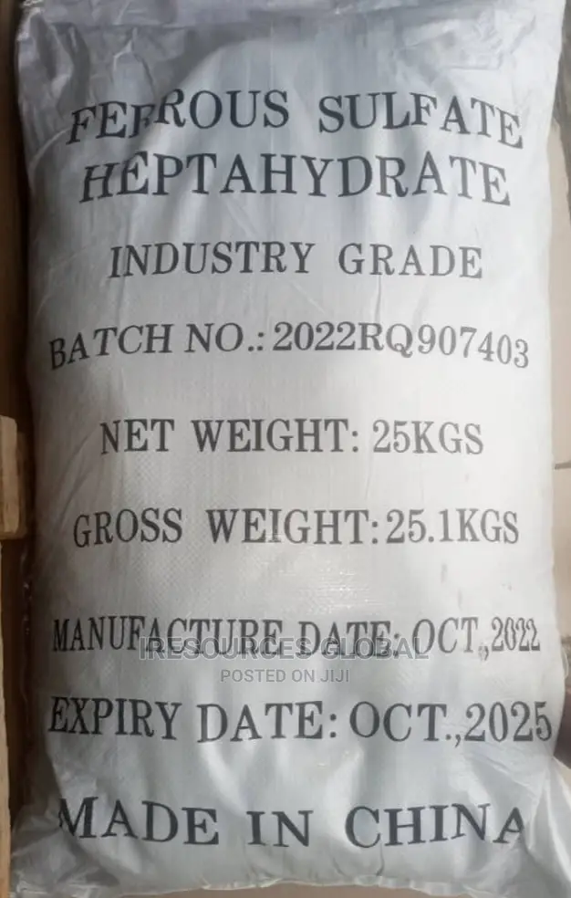 Ferrous Sulfate Heptahydrate 25kg Bag 22%