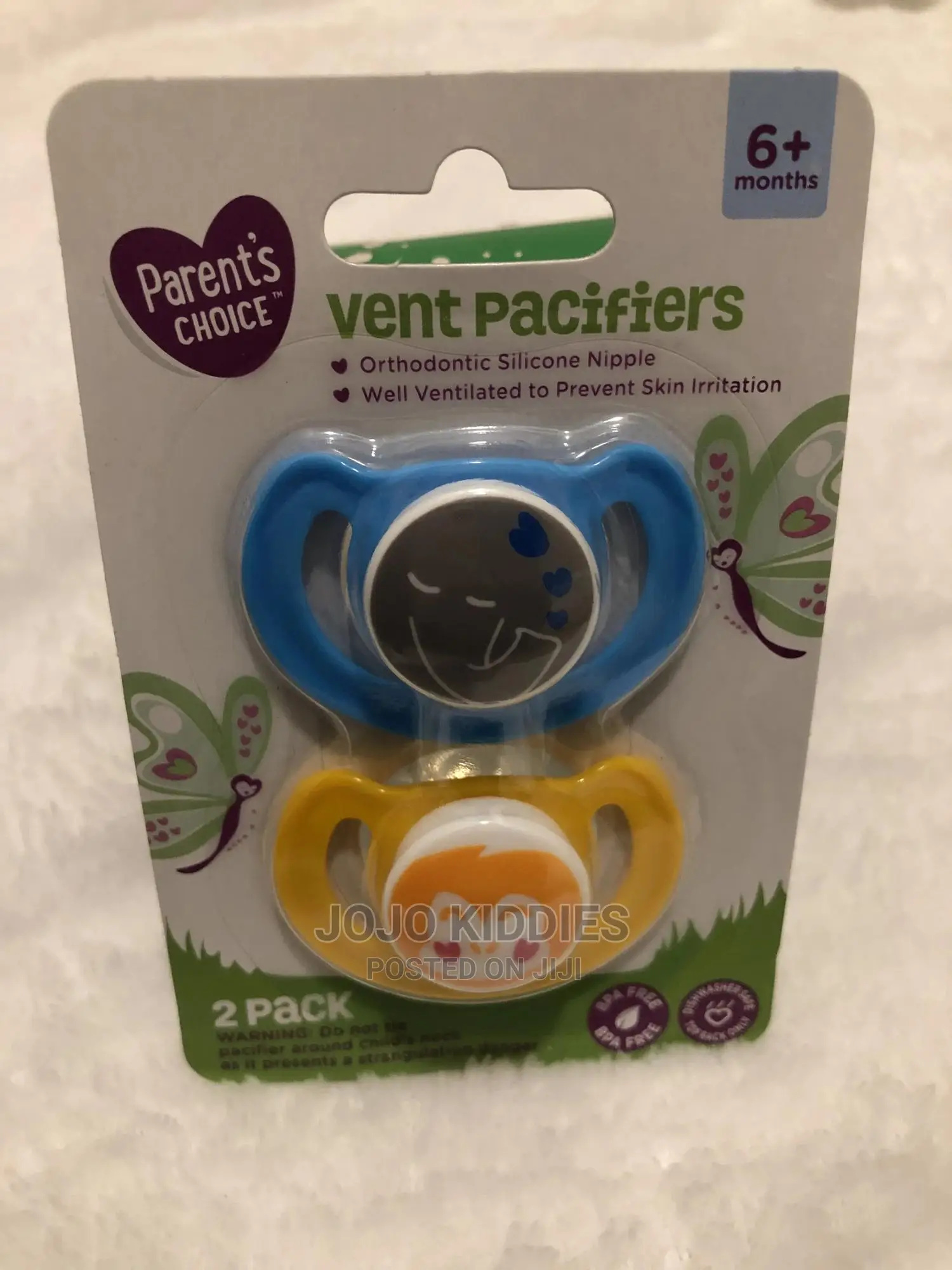 Parent’Choice Vent Baby Pacifier 0-6, 6+ Months Babies