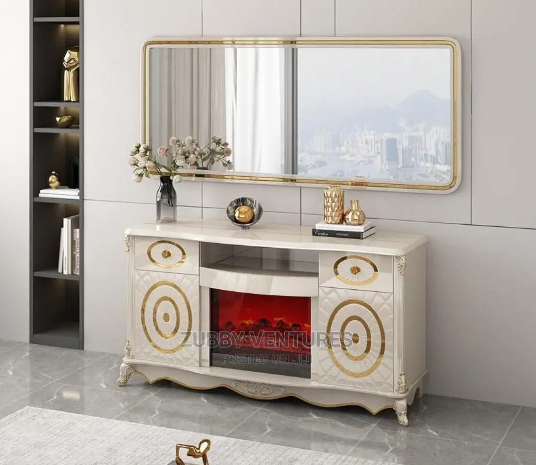Brand New Quality New Model Design Fire Plate TV Stand