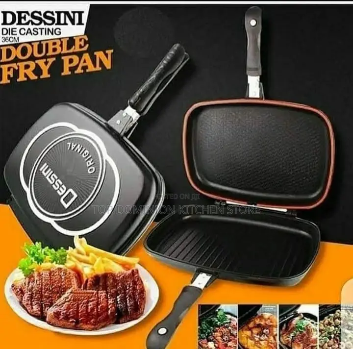 Double Grill Fry Pan