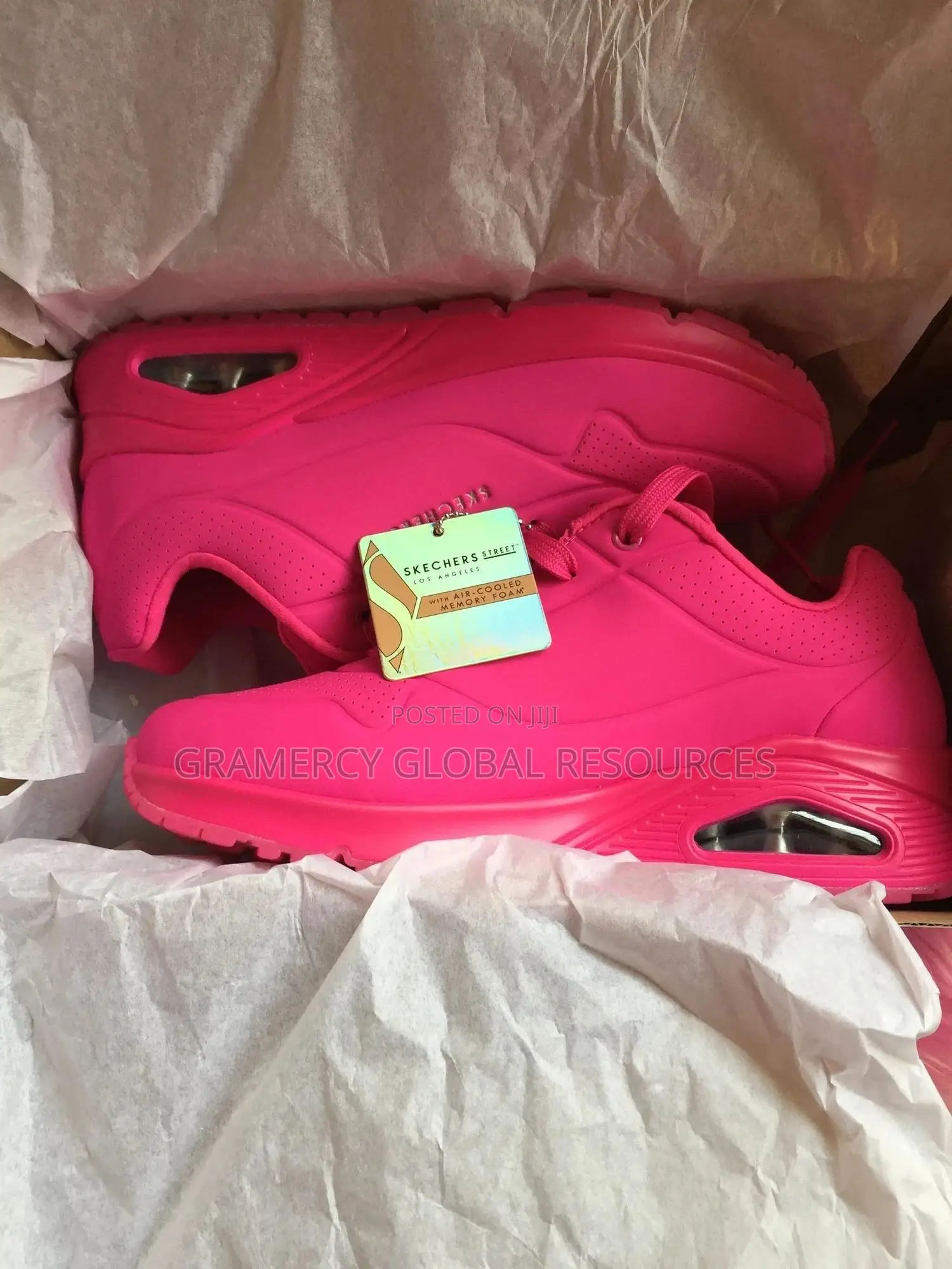 Original Sketchers Women Sneakers Trainers Hot Pink Size 38