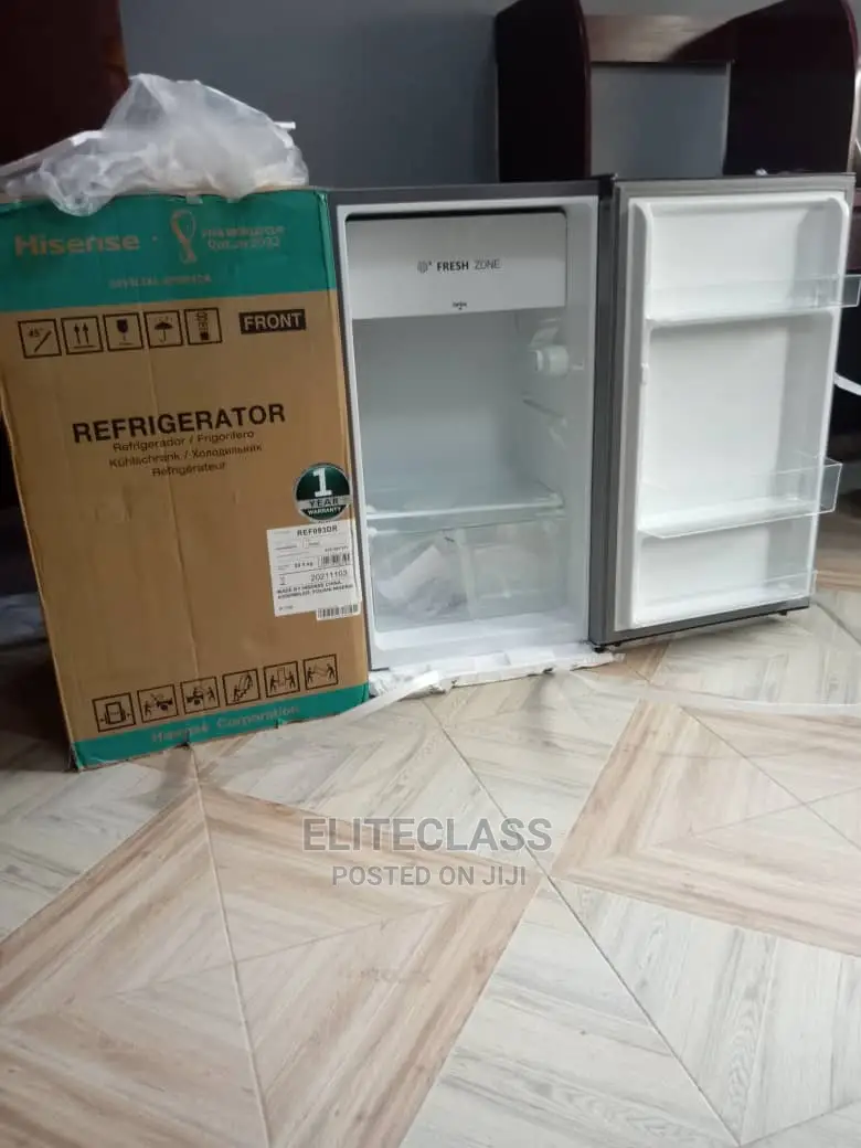 Brand New Hisense Single Door Fridge 90litre| Ref093dr