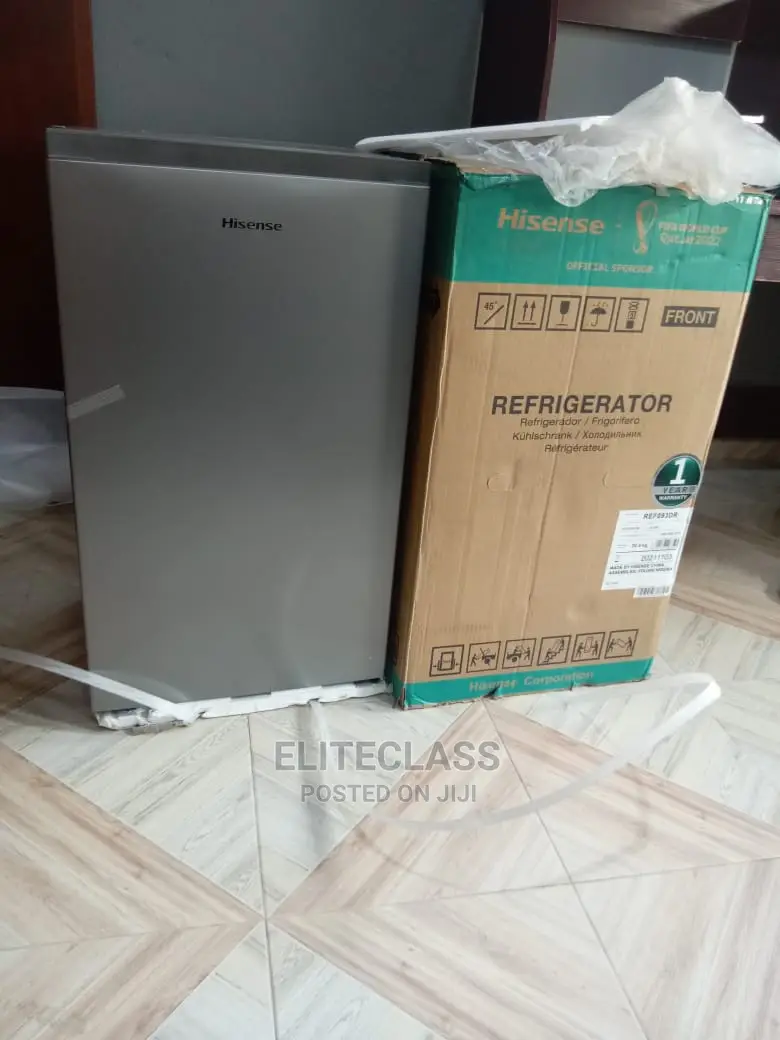 Brand New Hisense Single Door Fridge 90litre| Ref093dr