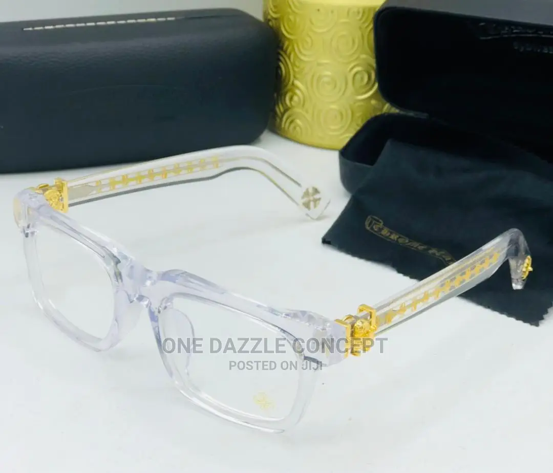 Luxury Chrome Heart Sunglasses