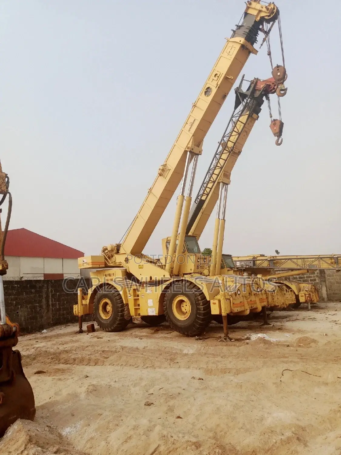 Foreign Used Caterpillar Groove Crane RT745, 45tons.