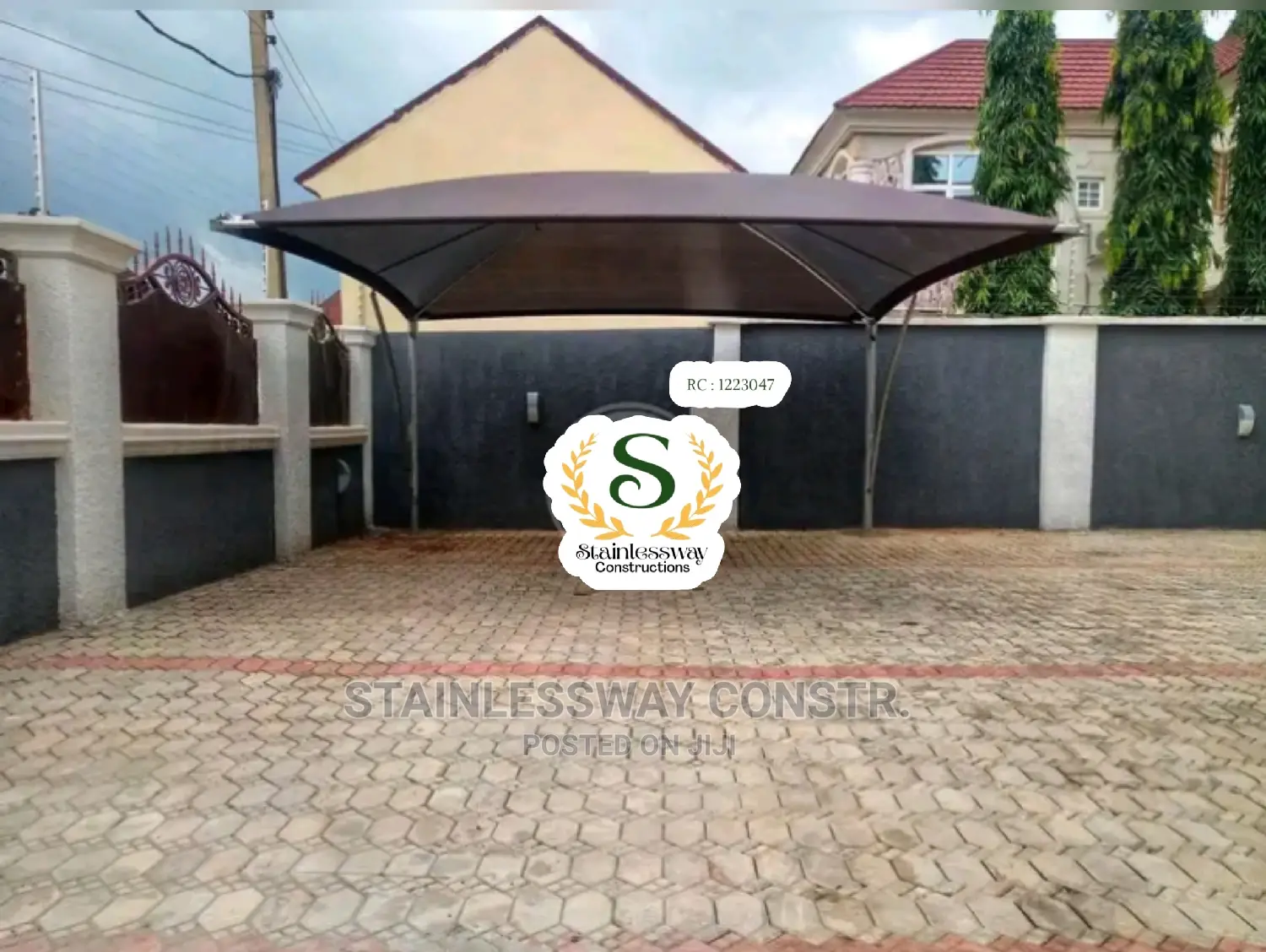 Carport Brownshield for 2 Cars