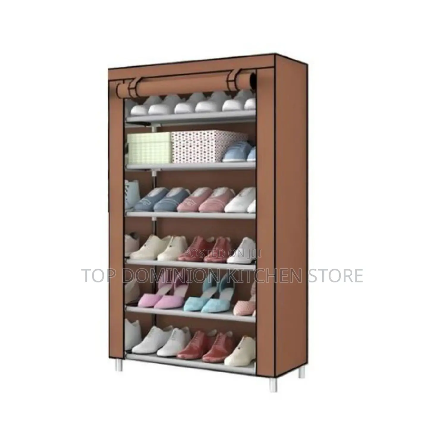 Dust Proof Shoe Rack (6-Tier)