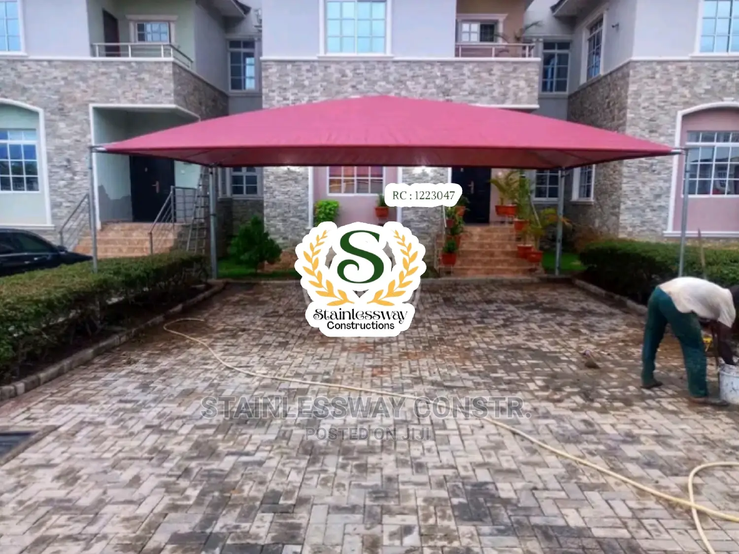 Carport Pinkroof for 2 Cars