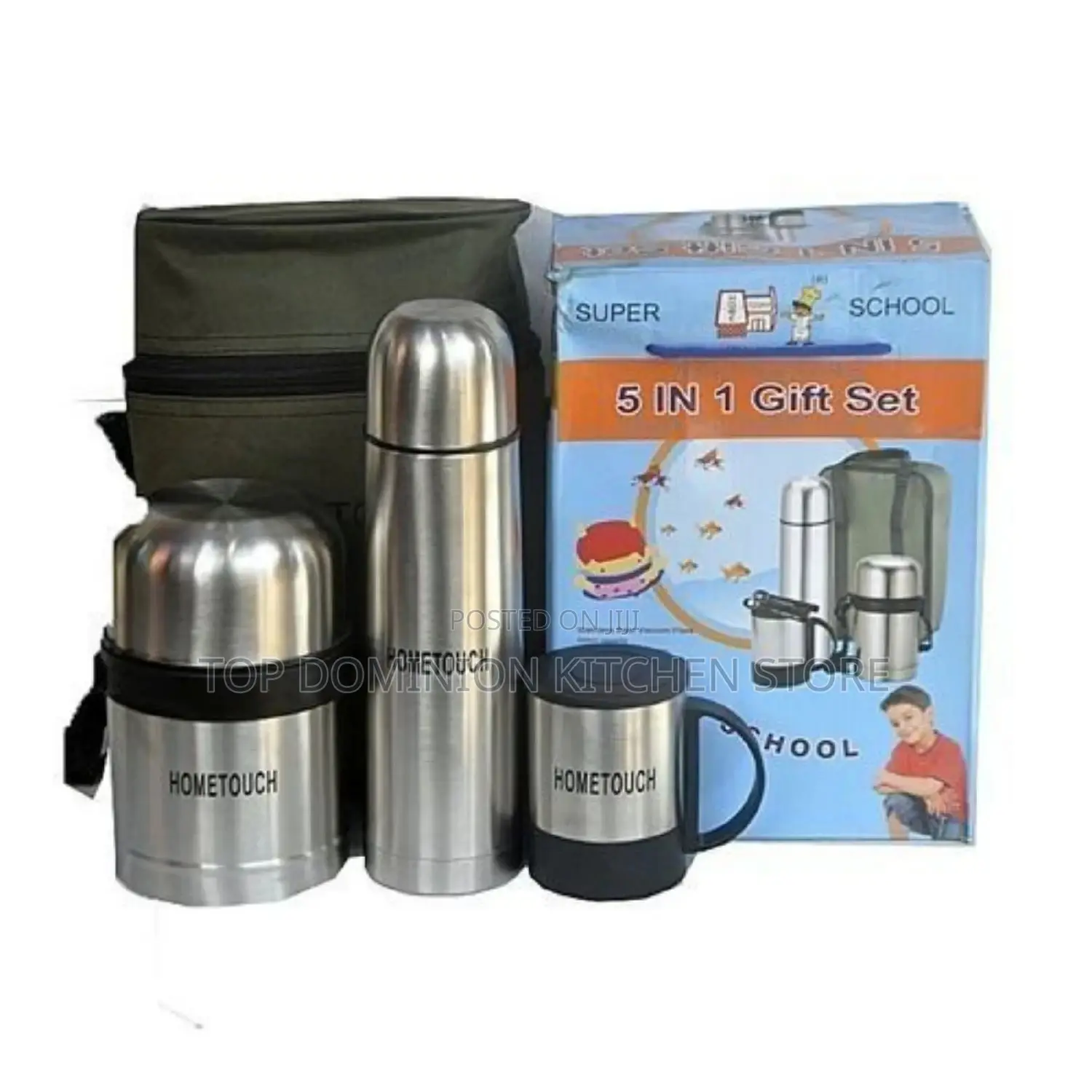 Stainless Steel Food Flask (5in 1)