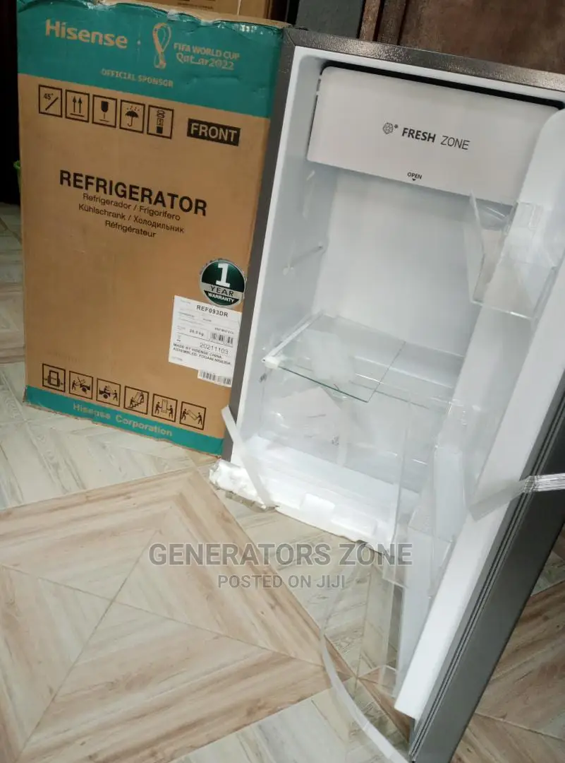 90litres Hisense Single Door Refrigerator Brand New