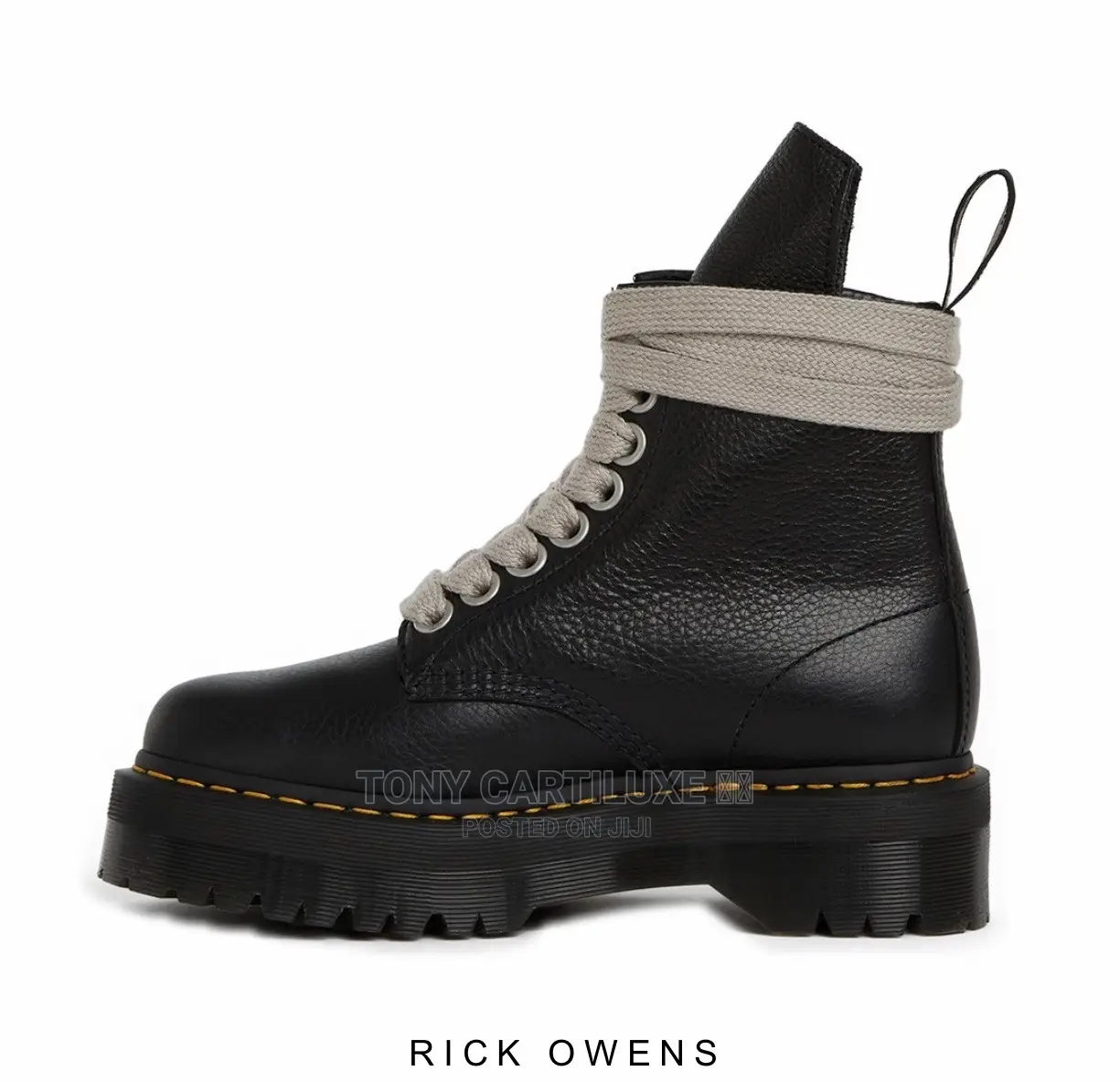 Rick Owens X Dr Martins High Quality Boot