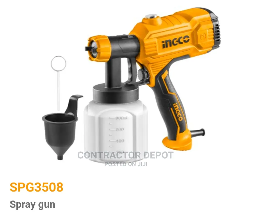 Ingco Electric 450w 800ml Paint Sprayer Spraying Gun