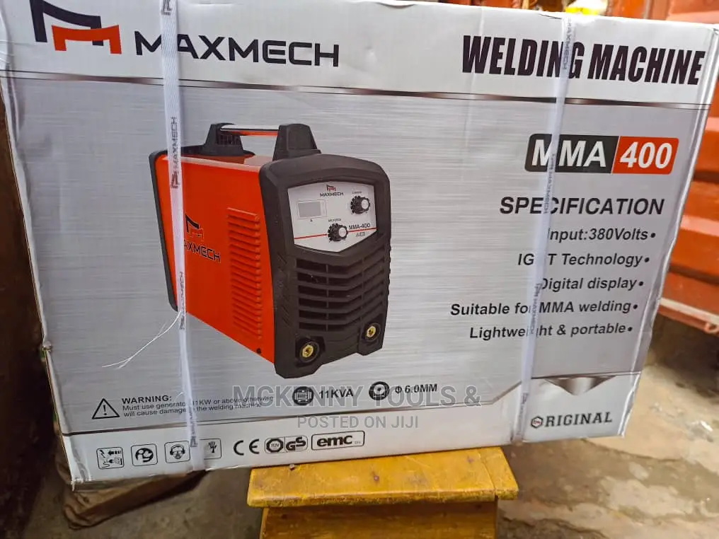Maxmech Welding Machine Mma 400 Input:380volts.