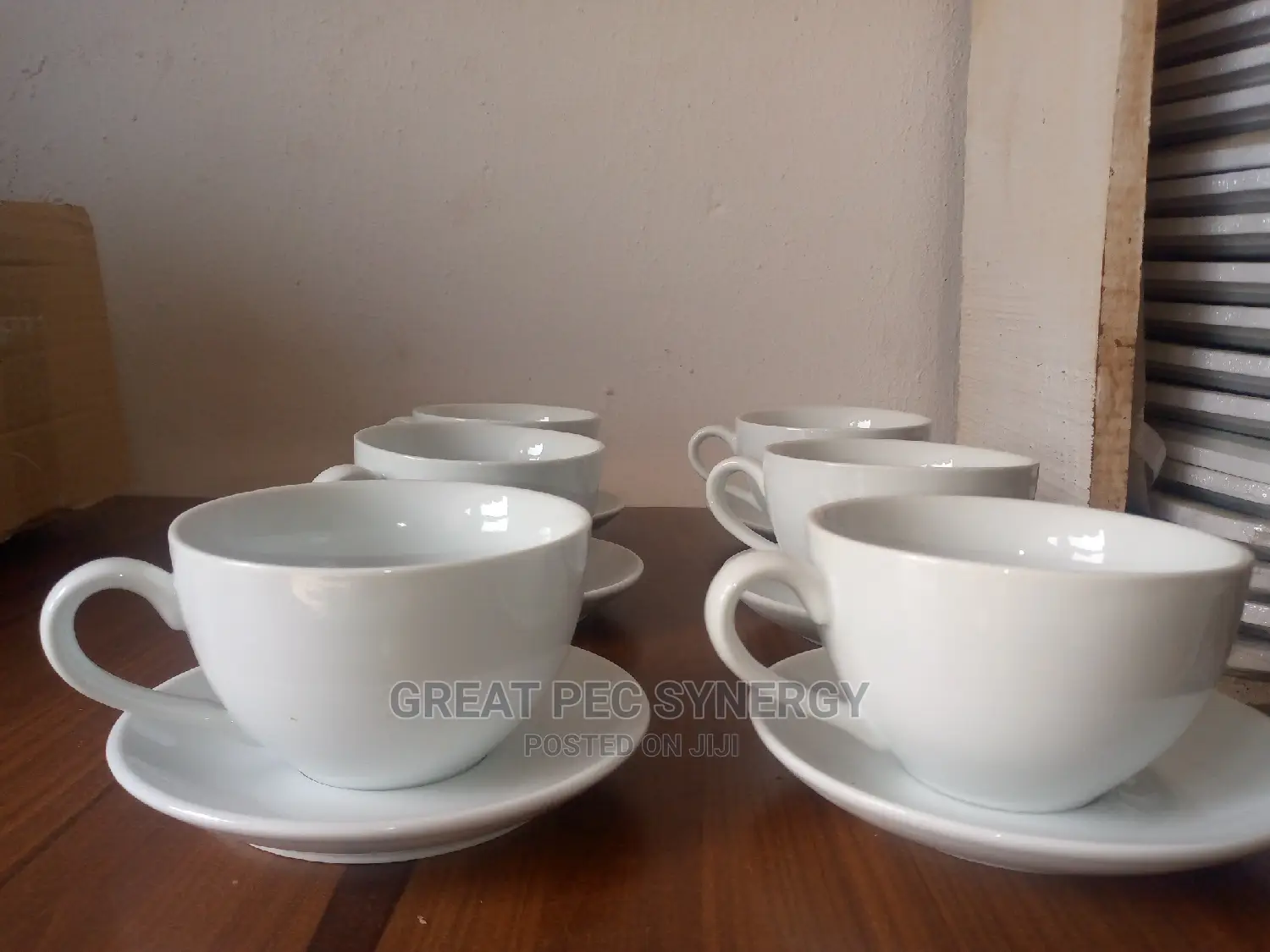 6 Sets Mug Cup and Saucer