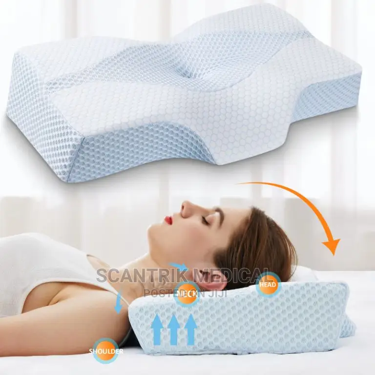 Memory Foam Pillow, Orthopedic Sleeping Pillows for Neck