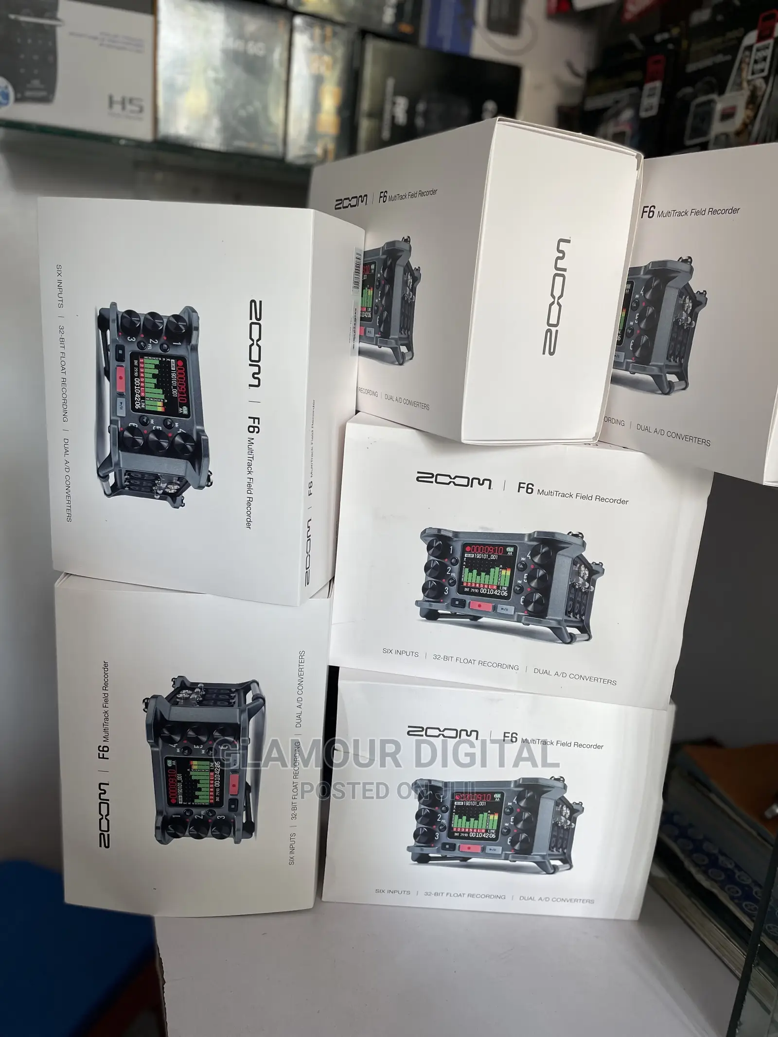 Zoom F6 6 Input/14track Multitrack Field Recorder