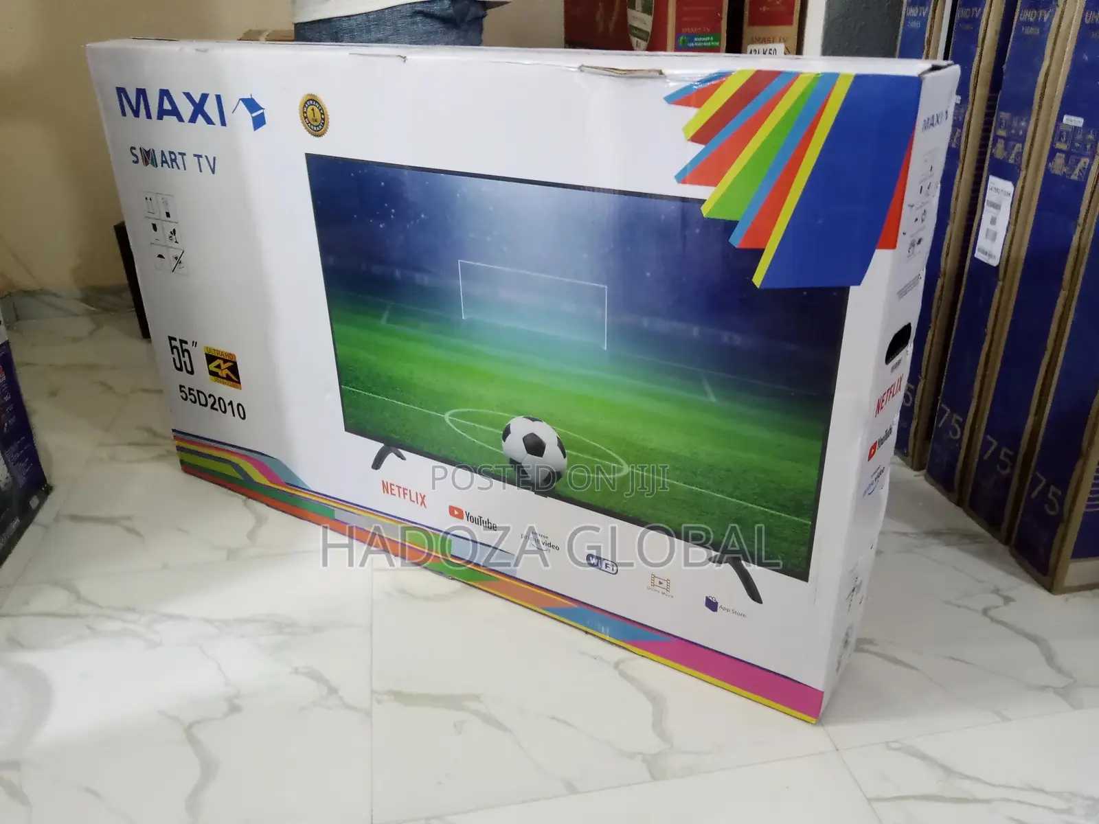 MAXI 55inches Smart TV ,HDMI + Youtube