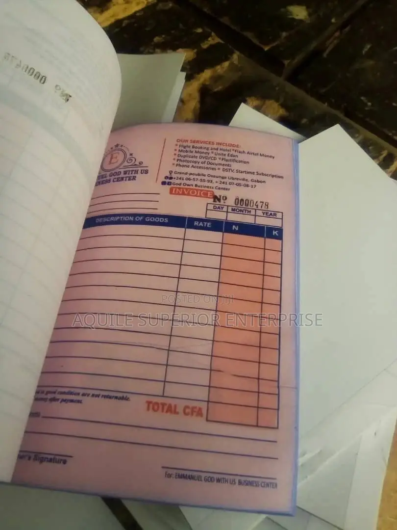 Receipt | Invoice | Waybill, Sticker, Signage and Printing