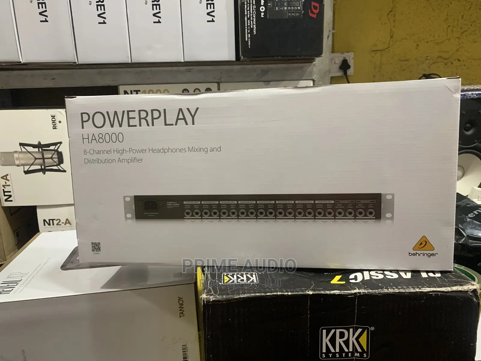 Powerplay HA8000 8 Channel Headphone Amplifier