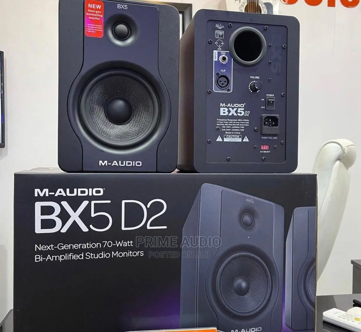 Maudio Bx5 D2 Studio Monitor Double Powered