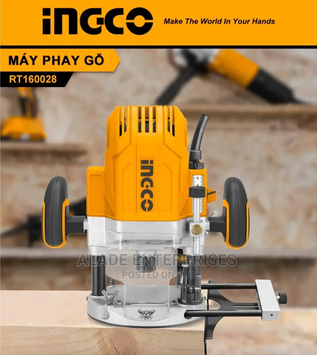 INGCOTM Electric Router 1600W | 22000rpm