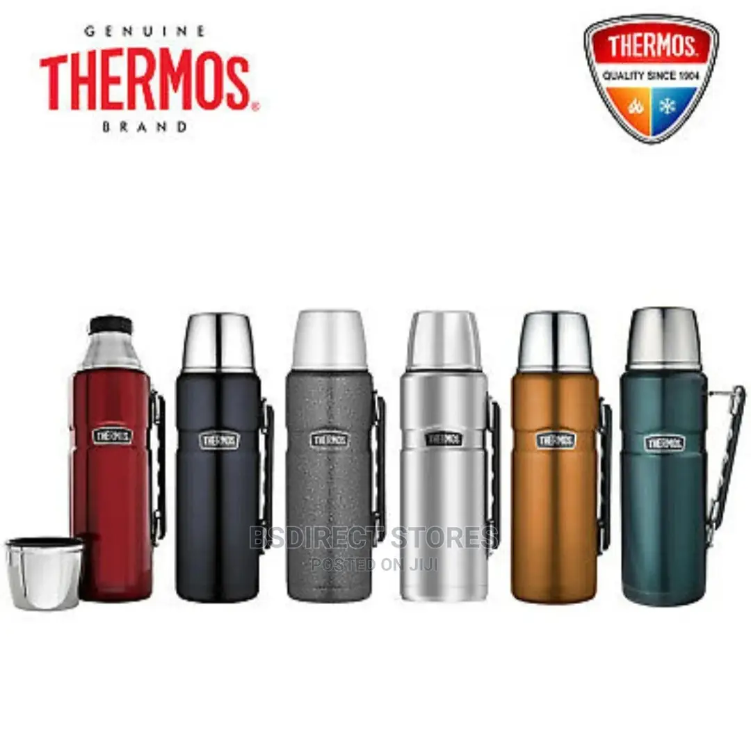 Genuine Thermos 1.2L King Stainless Steel Flask Vacuum