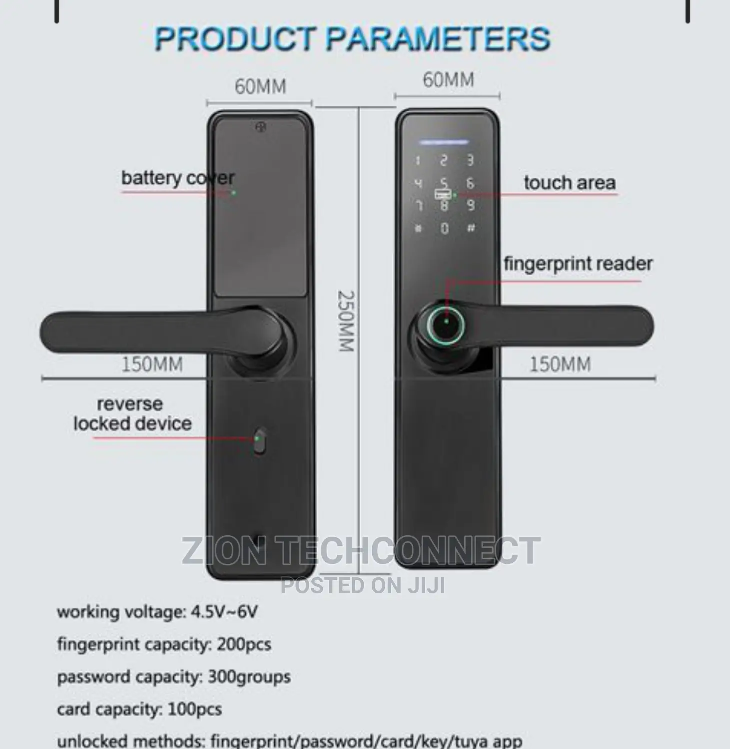 Fingerprint Lock Indoor Electronic Lock Smart