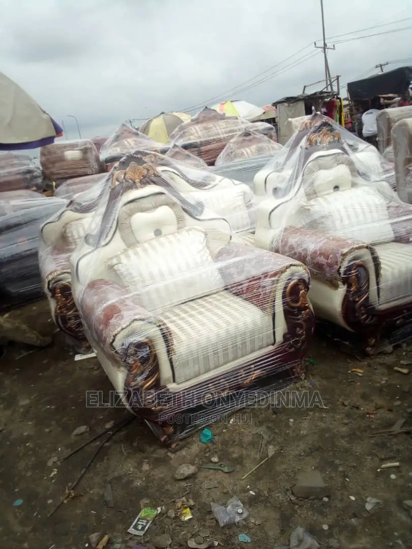 Quality 7 Seater Living Room Fabric Sofa Chair.