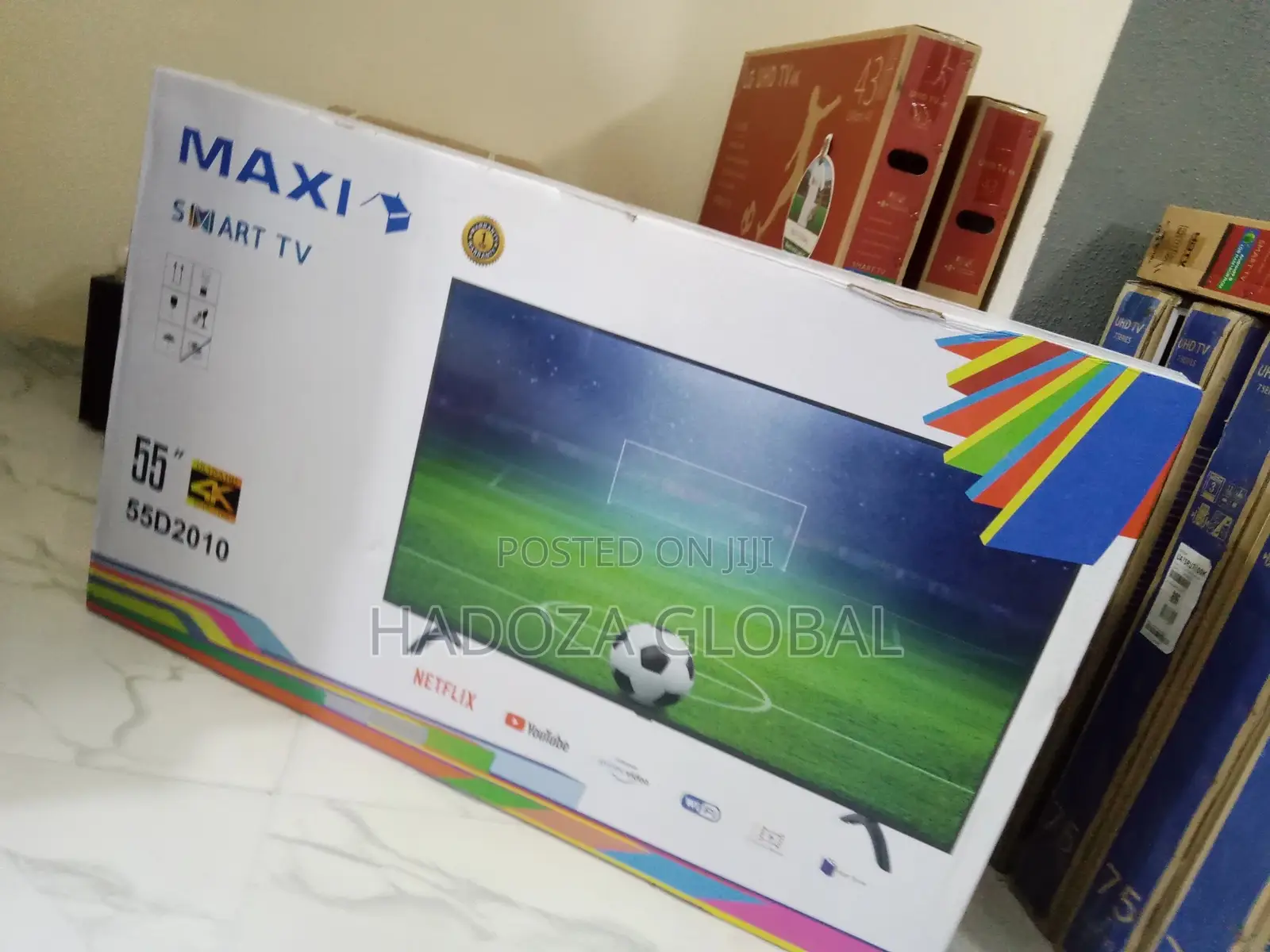 55'' MAXI UHD SMART TV ( Stream Netflix + Youtube )